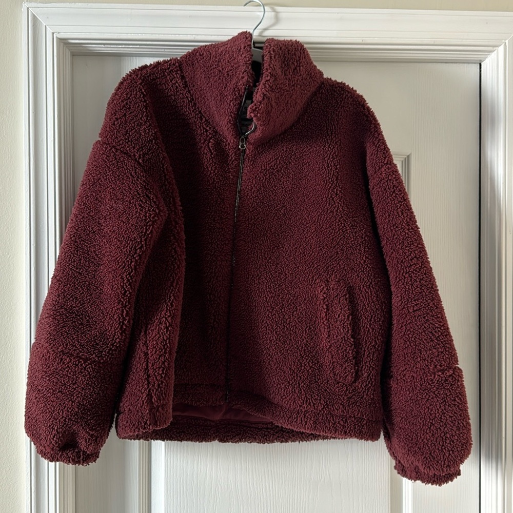 Lululemon Cinchable Fleece Zip Up RDMR size 8